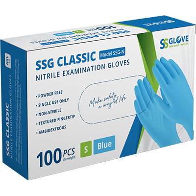 Găng tay Nitrile y tế không bột S&S Glove